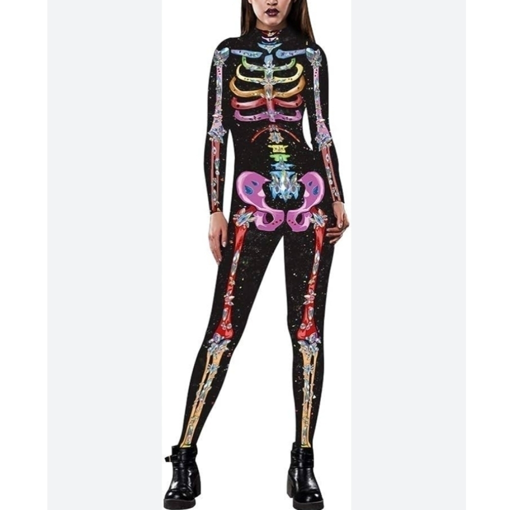 Unbranded skull Halloween costume fitted